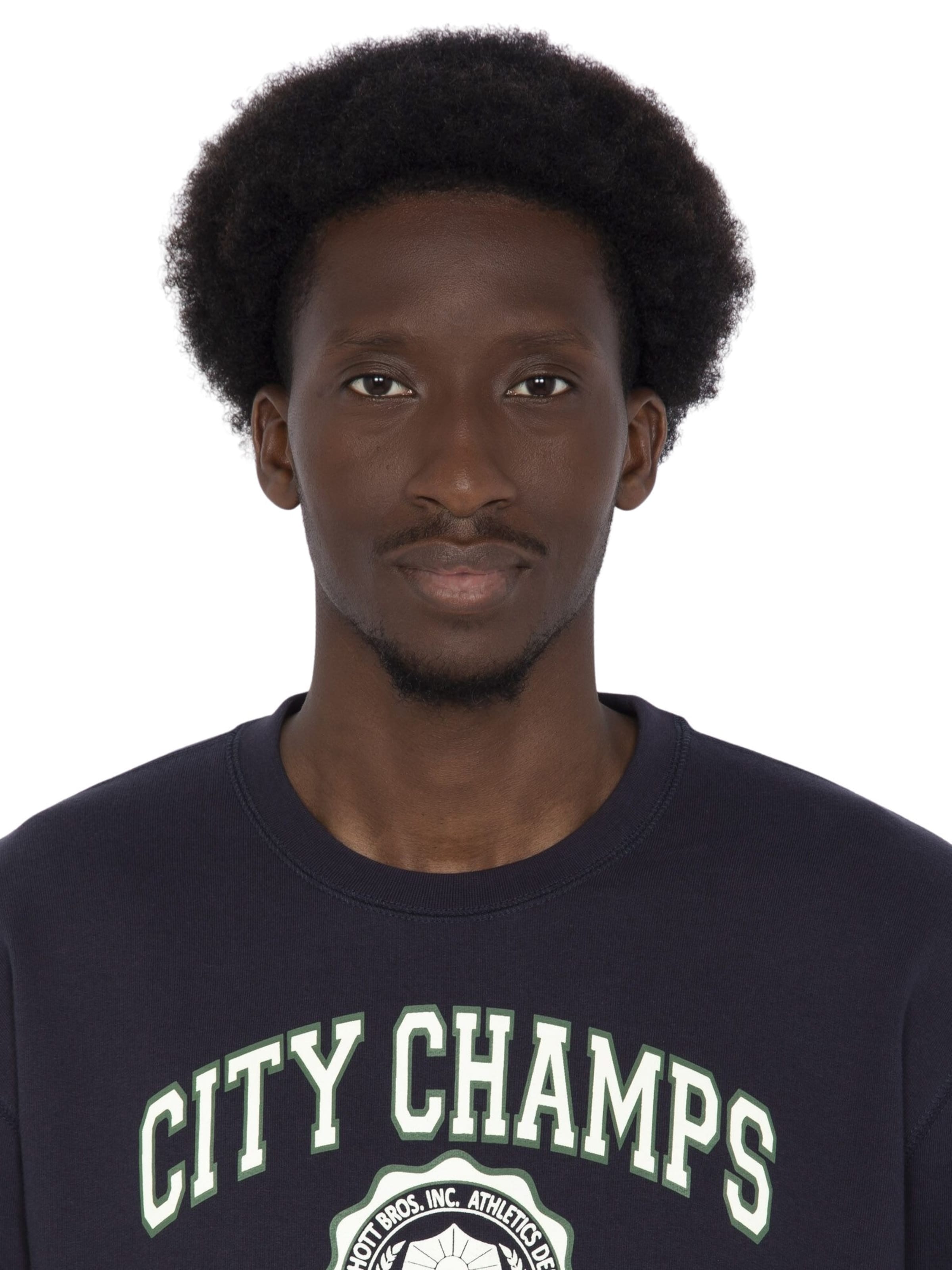 Sweat-shirt 'Swivan1' Schott NYC en bleu