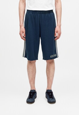 ADIDAS ORIGINALS Baggy Штаны в Синий: спереди