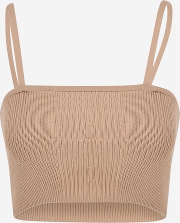 Tops en tricot 'Nala' ABOUT YOU x Chiara Biasi en beige : devant