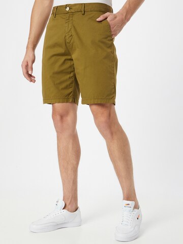 SCOTCH & SODA Regular Chino 'Stuart' in Groen: voorkant