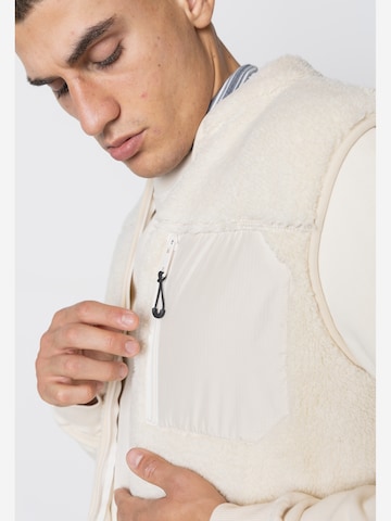 Fat Moose Vest ' Wood ' in Beige