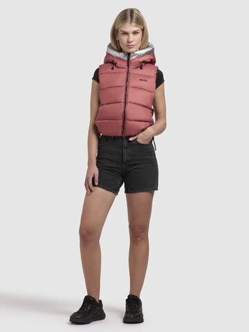 Gilet 'Rina' khujo en rouge