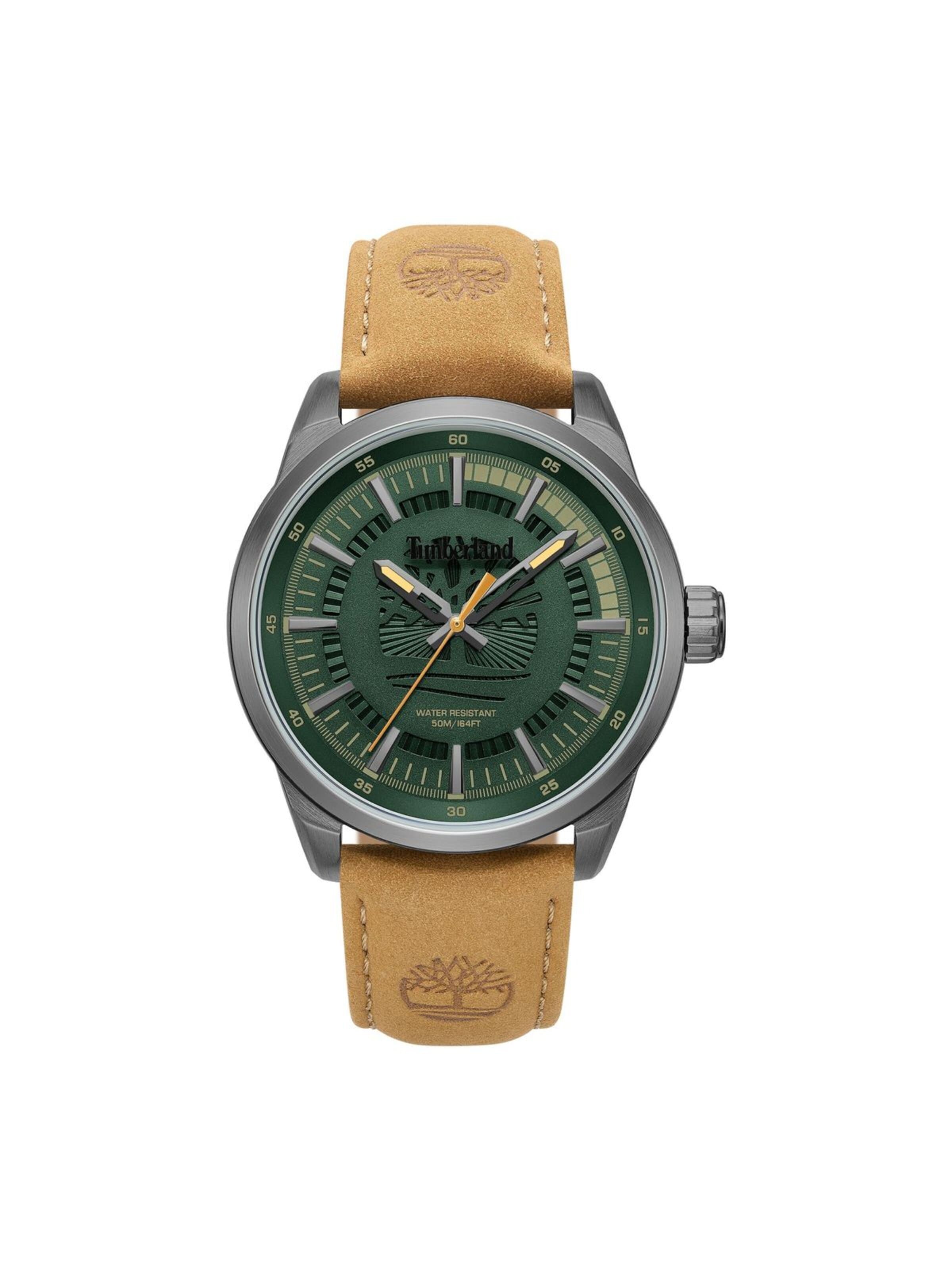 TIMBERLAND Analoog horloge in Beige: voorkant
