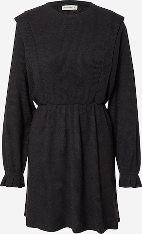 24COLOURS Knitted dress in Black: front