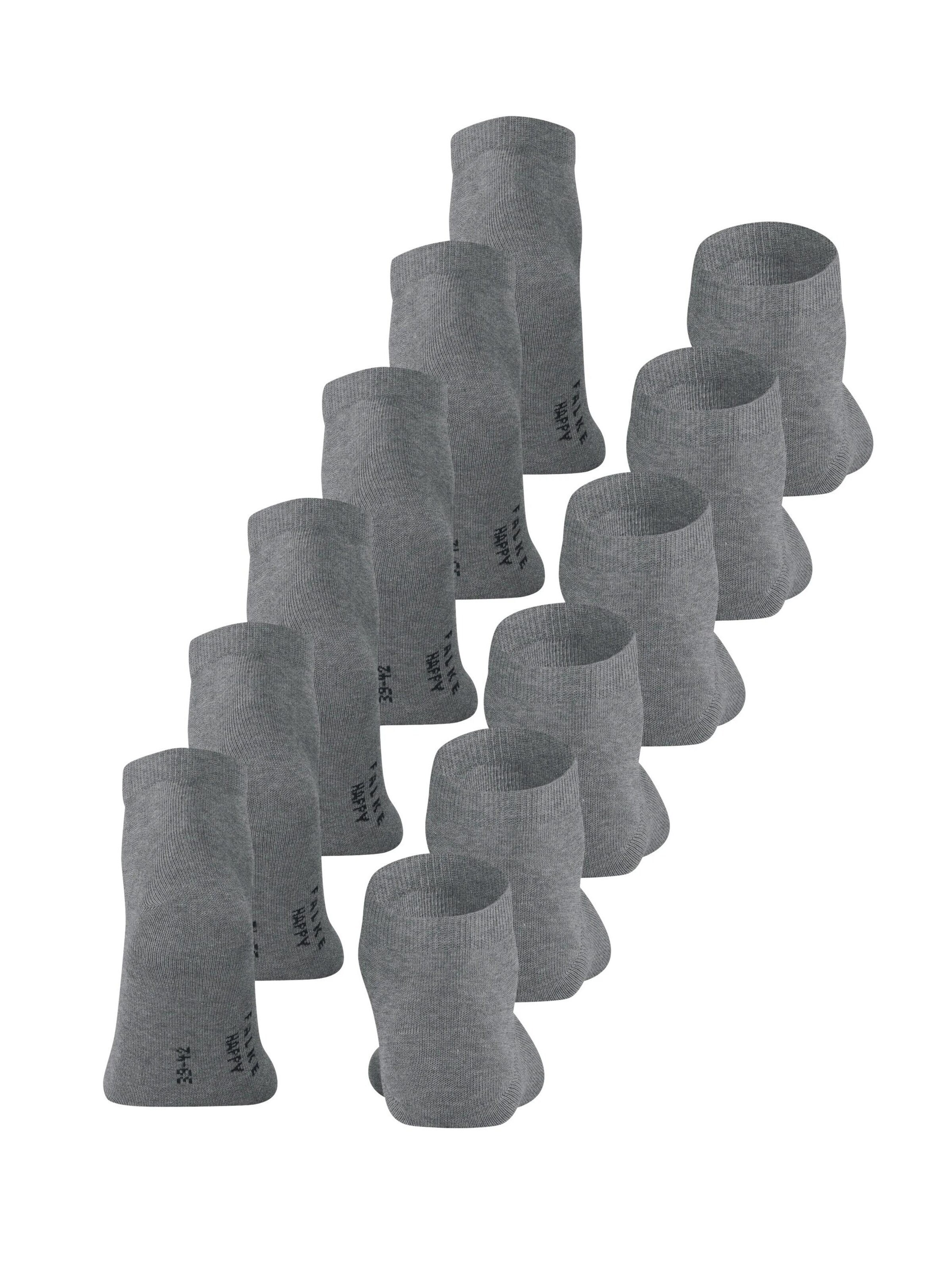 FALKE Socks 'Happy 6-Pack' in Grey