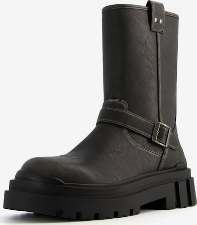 Bershka Bottes en noir, Vue avec produit