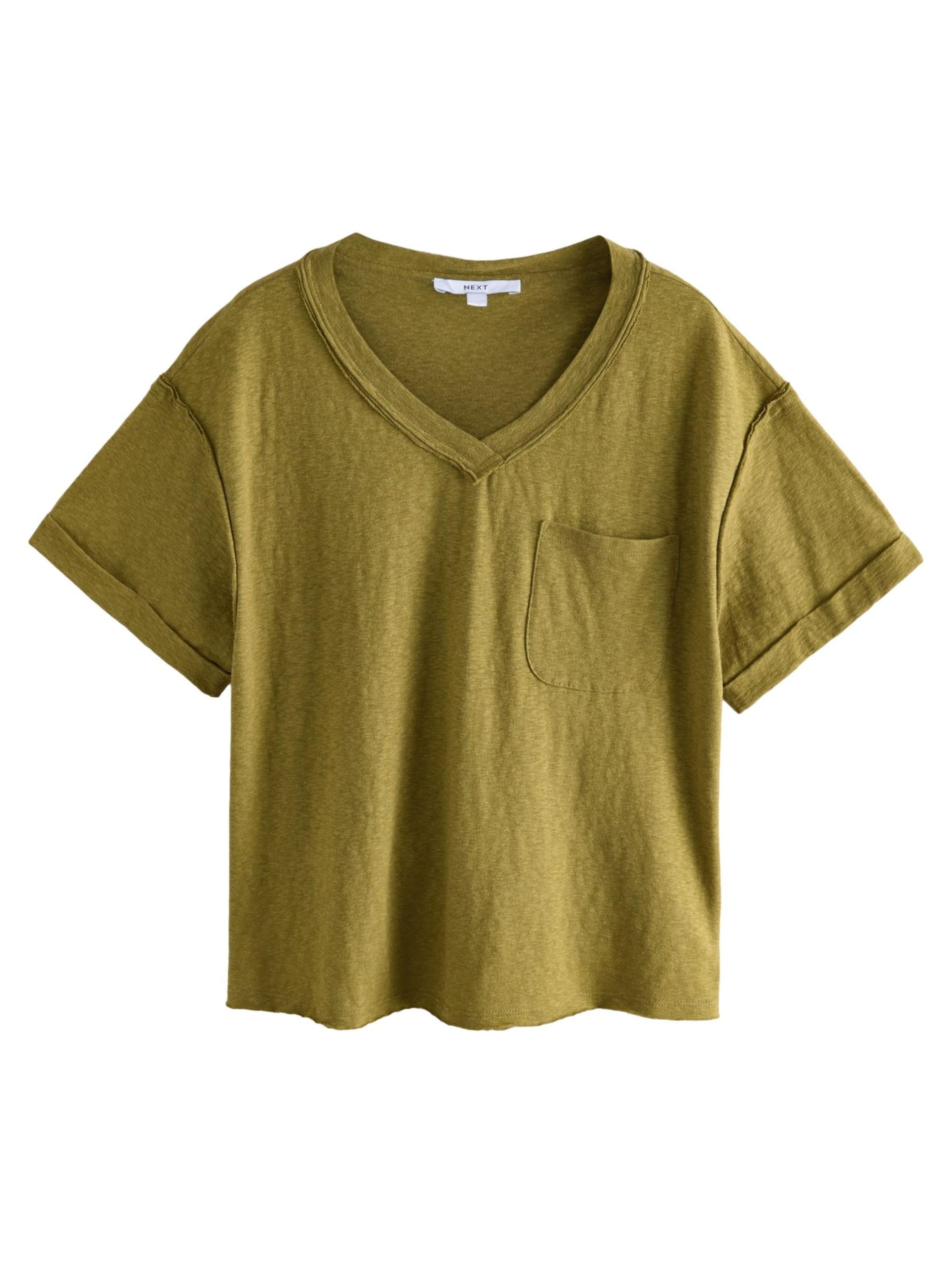 Next Koszulka oversize w kolorze zielony: przód