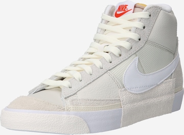 Nike Sportswear Trampki wysokie 'BLAZER MID PRO CLUB' w kolorze szary: przód