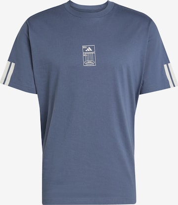 ADIDAS SPORTSWEAR Λειτουργικό μπλουζάκι 'STAD' σε μπλε: μπροστά