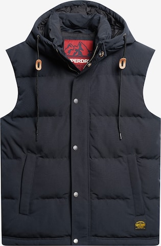 Gilet 'Everest' di Superdry in blu: frontale