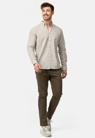 Coupe regular Chemise 'Theon' INDICODE JEANS en vert