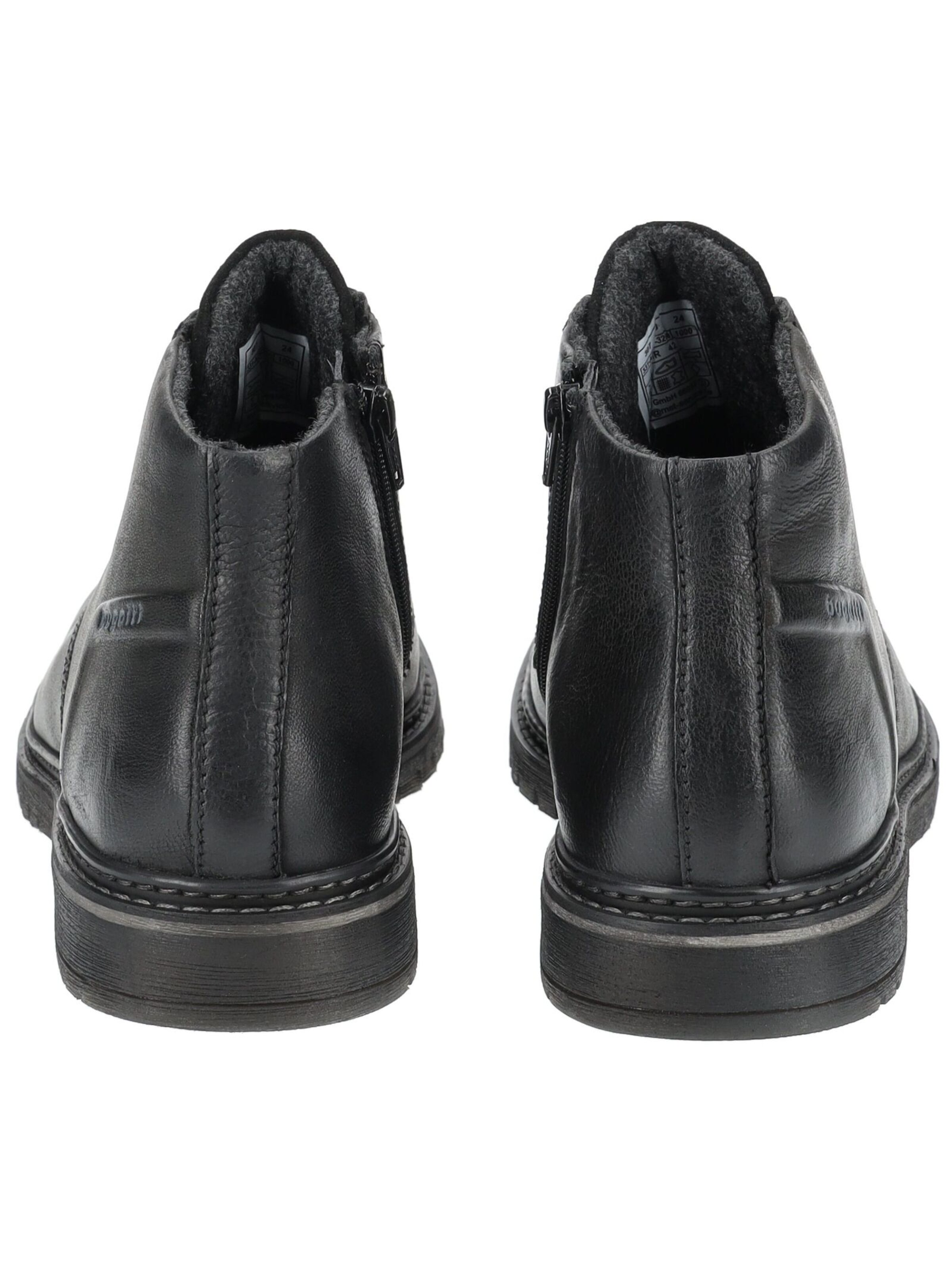 bugatti Lace-Up Boots in Black