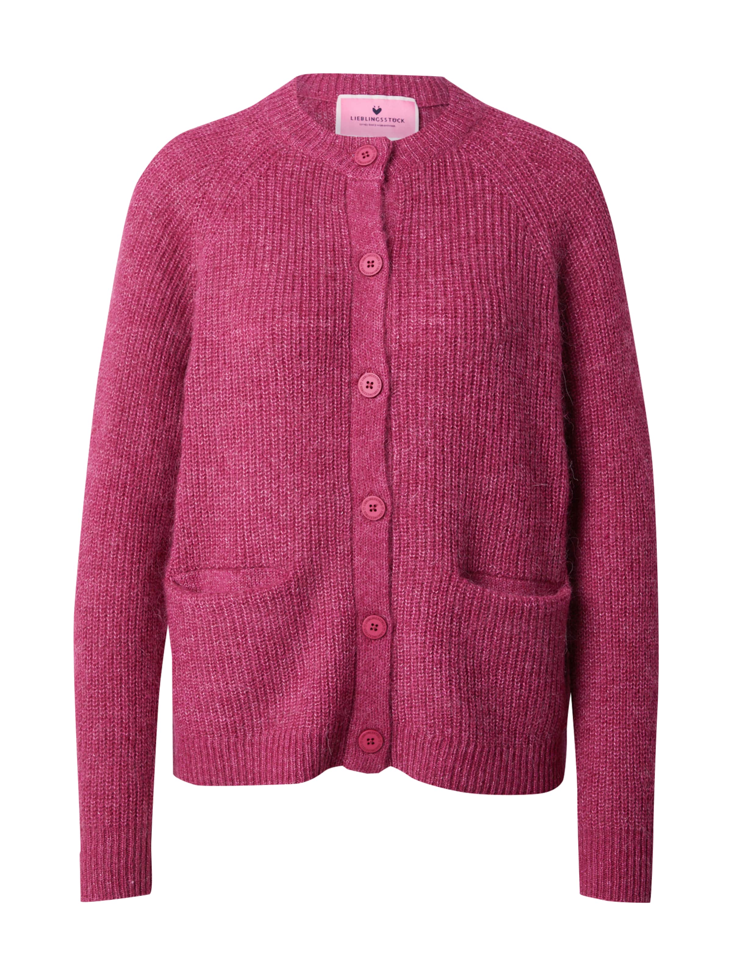 LIEBLINGSSTÜCK Вязаная кофта 'Amaya' в Ярко-розовый: спереди