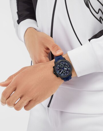 Plein Sport Analog watch 'Plein Gain' in Blue: front