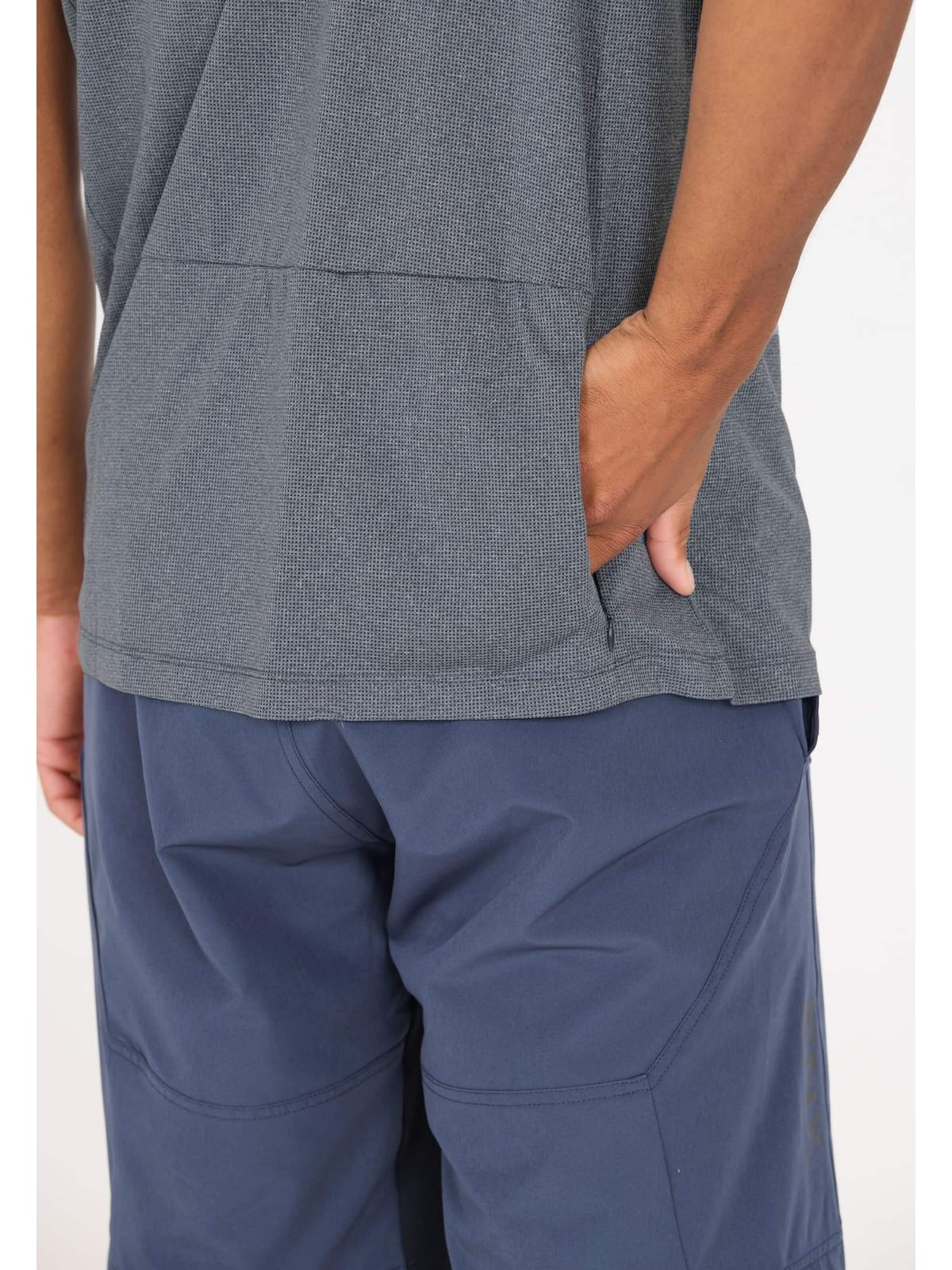 T-Shirt fonctionnel 'Crow M Melange Cycling/MTB SS Shirt' ENDURANCE en bleu