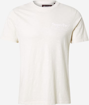 T-Shirt 'Venue' Superdry en blanc : devant