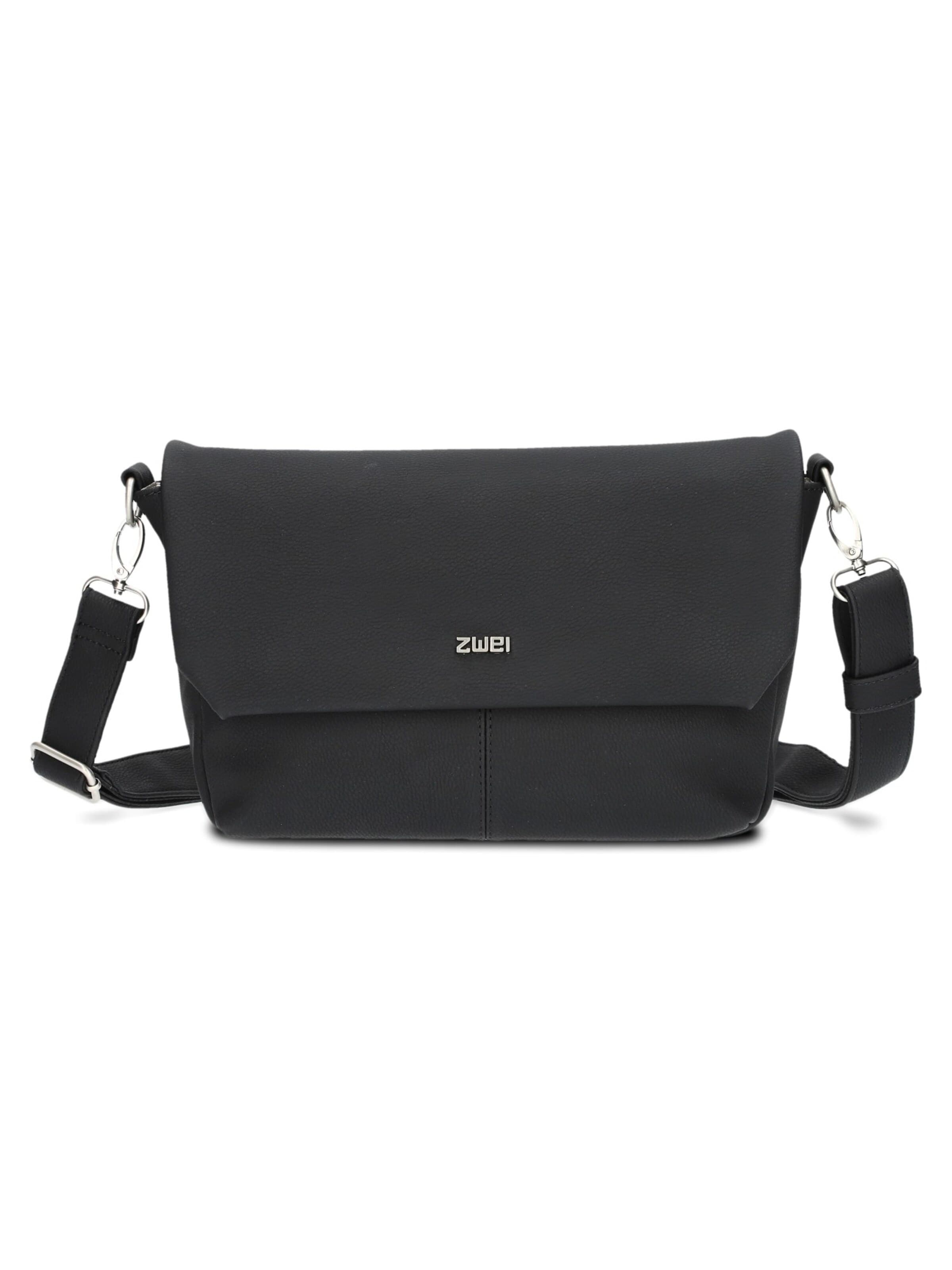 ZWEI Handtasche 'MADEMOISELLE.M M60' in Schwarz: Vorderseite