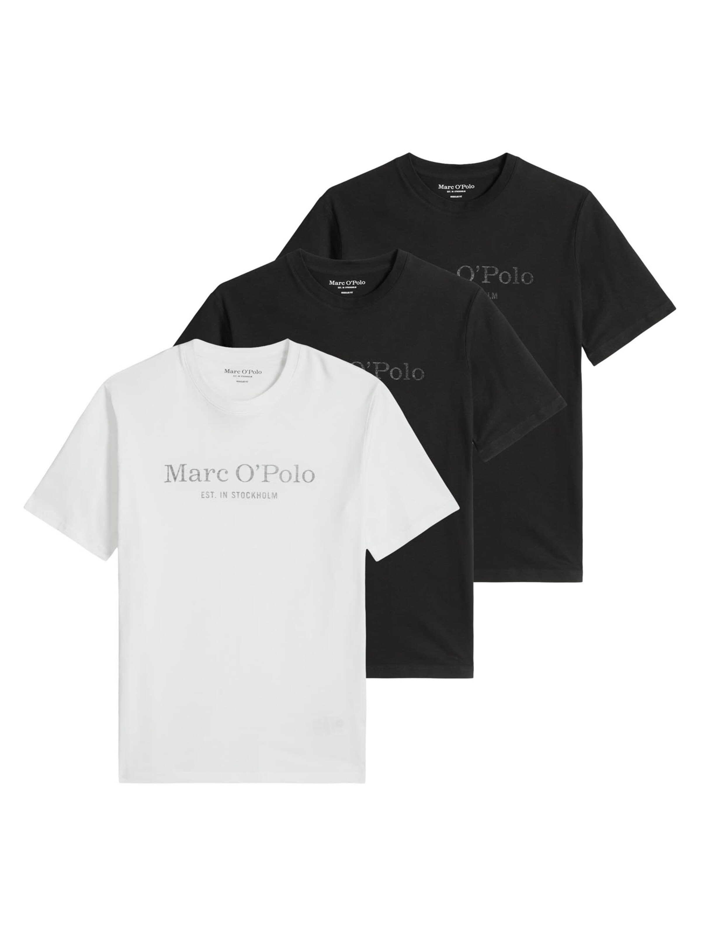 Marc O'Polo Shirt 'Kjer' in Black: front