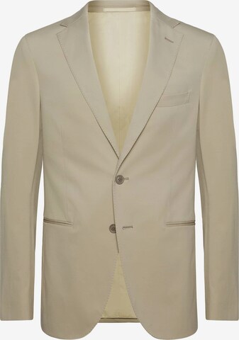 Coupe regular Veste de costume Boggi Milano en beige : devant