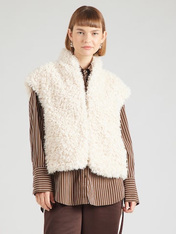 RINO & PELLE Vest 'Freya' in White: front