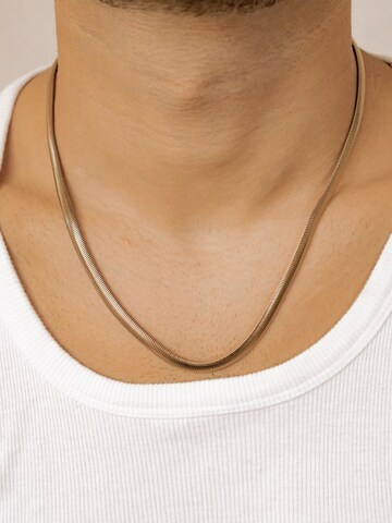 Hey Happiness - Cadena 'Snake Bold' en oro