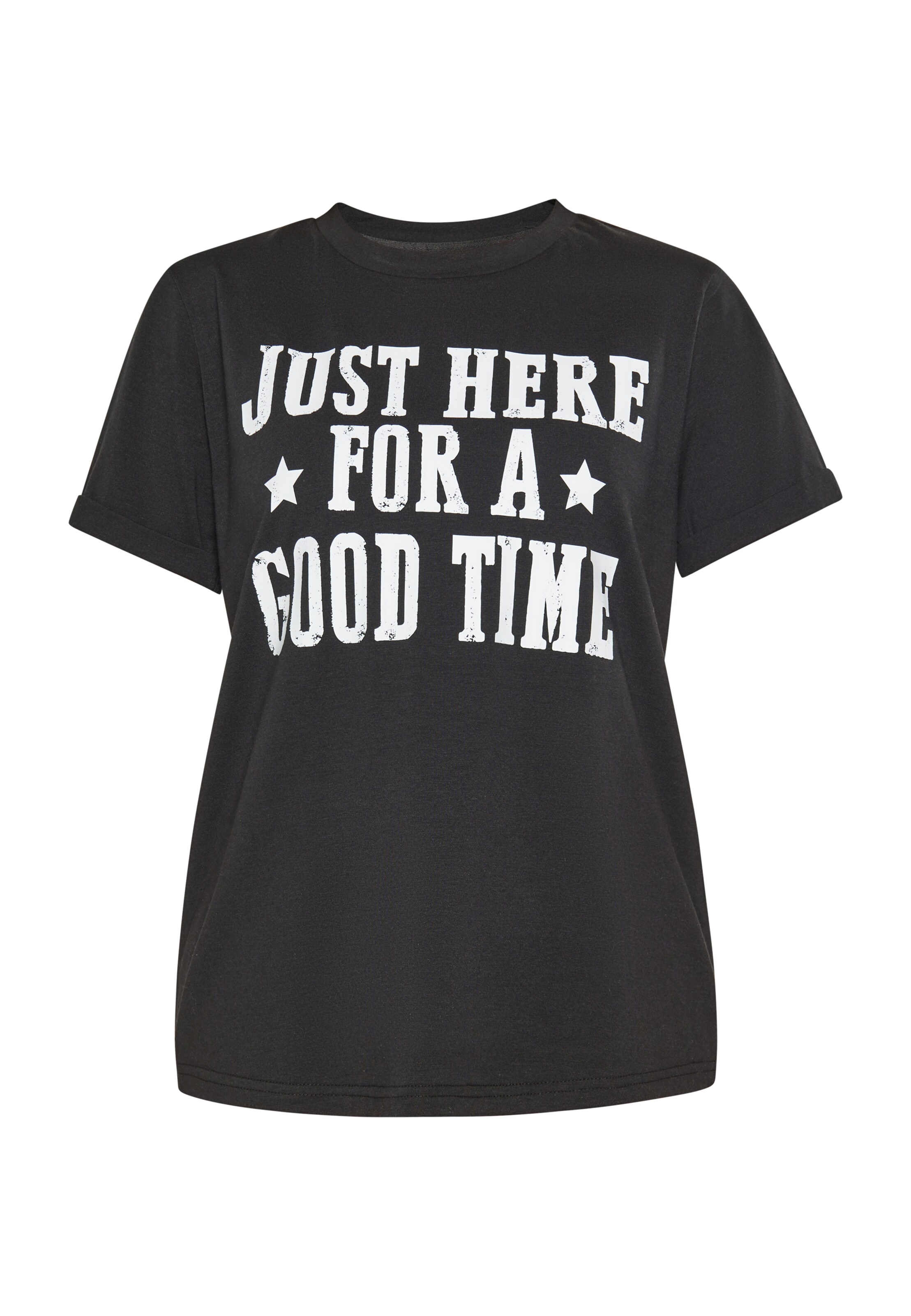 T-shirt usha FESTIVAL en noir : devant