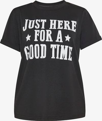 Tricou usha FESTIVAL pe negru / alb murdar, Vizualizare produs