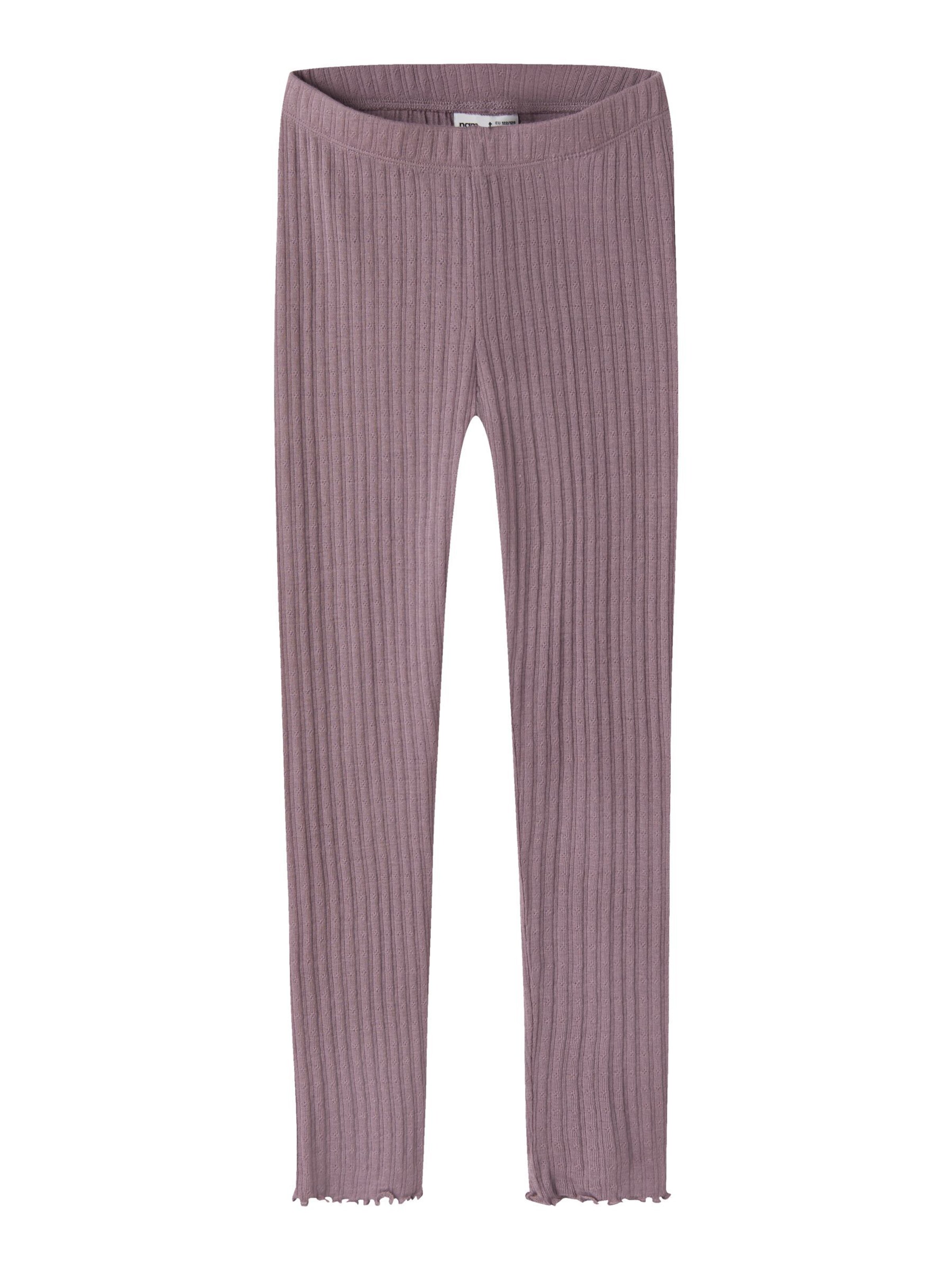 Coupe slim Leggings NAME IT en violet : devant