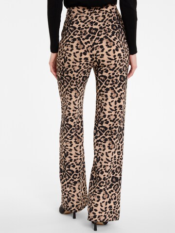 Ana Alcazar Wide leg Trousers 'Adami' in Brown