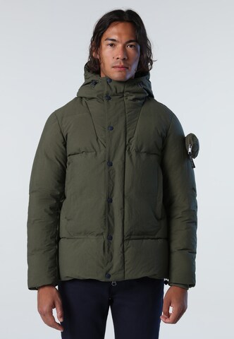 North Sails Winter Jacket 'Tromso' in Green: front