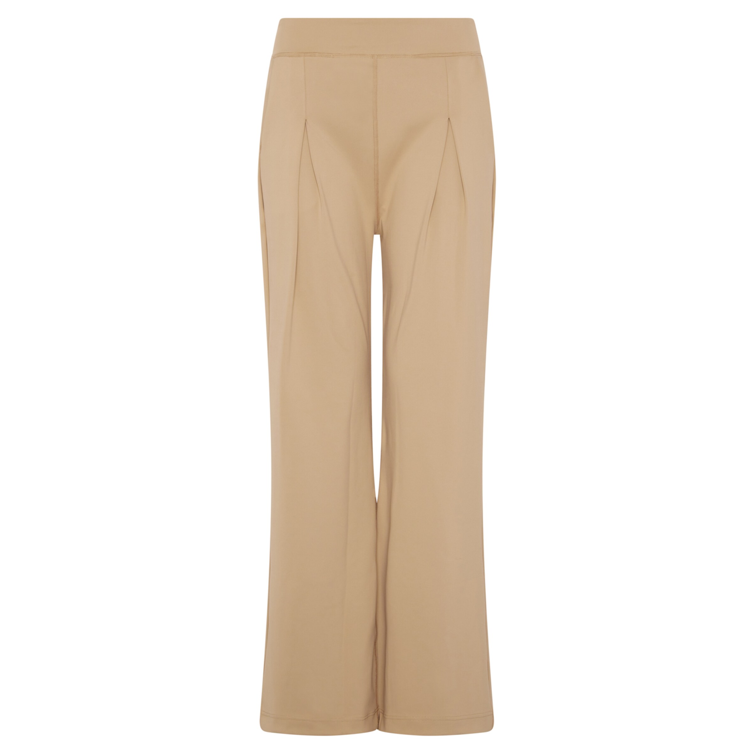 évasé Pantalon de sport ' Audrey ' Born Living Yoga en beige : devant