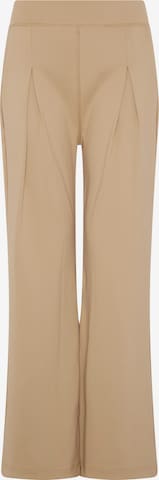 évasé Pantalon de sport ' Audrey ' Born Living Yoga en beige : devant