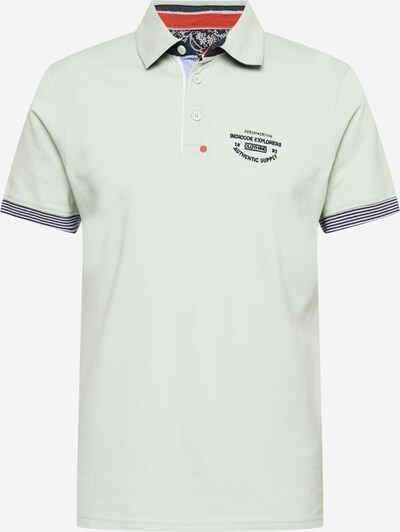 INDICODE JEANS Shirt 'Chandler' in de kleur Marine / Mintgroen, Productweergave