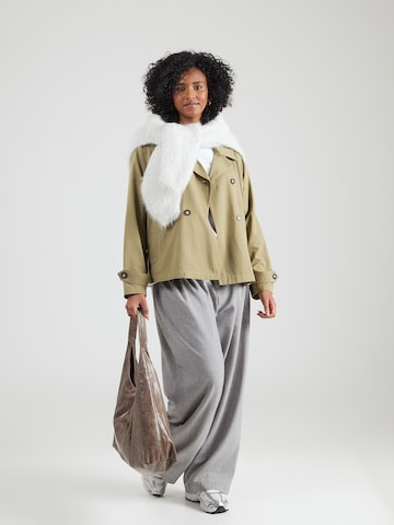 ONLY Carmakoma Płaszcz przejściowy 'CARHANNAH' w kolorze zielony