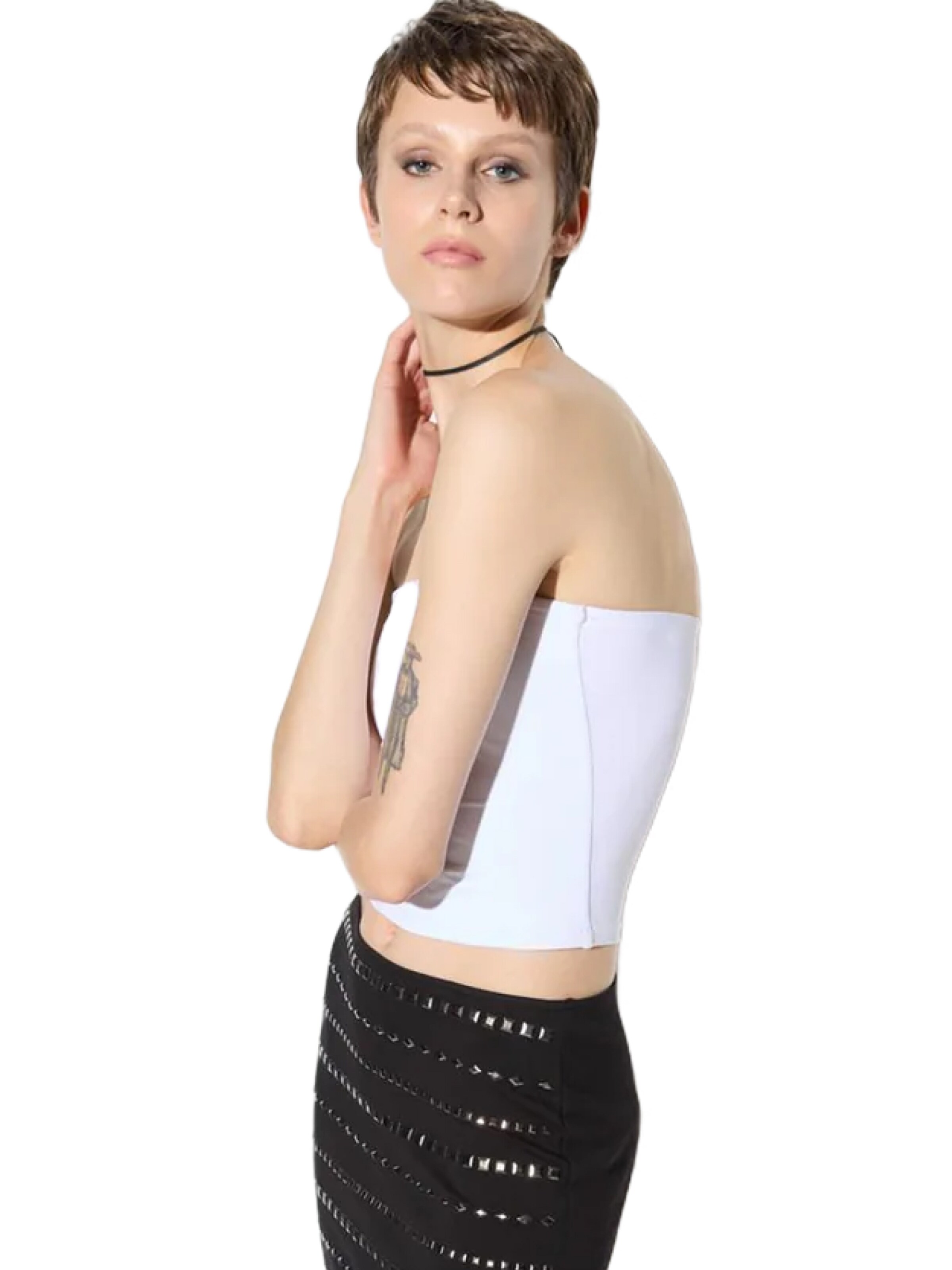 No Matter What Top 'Ernte' in Weiß