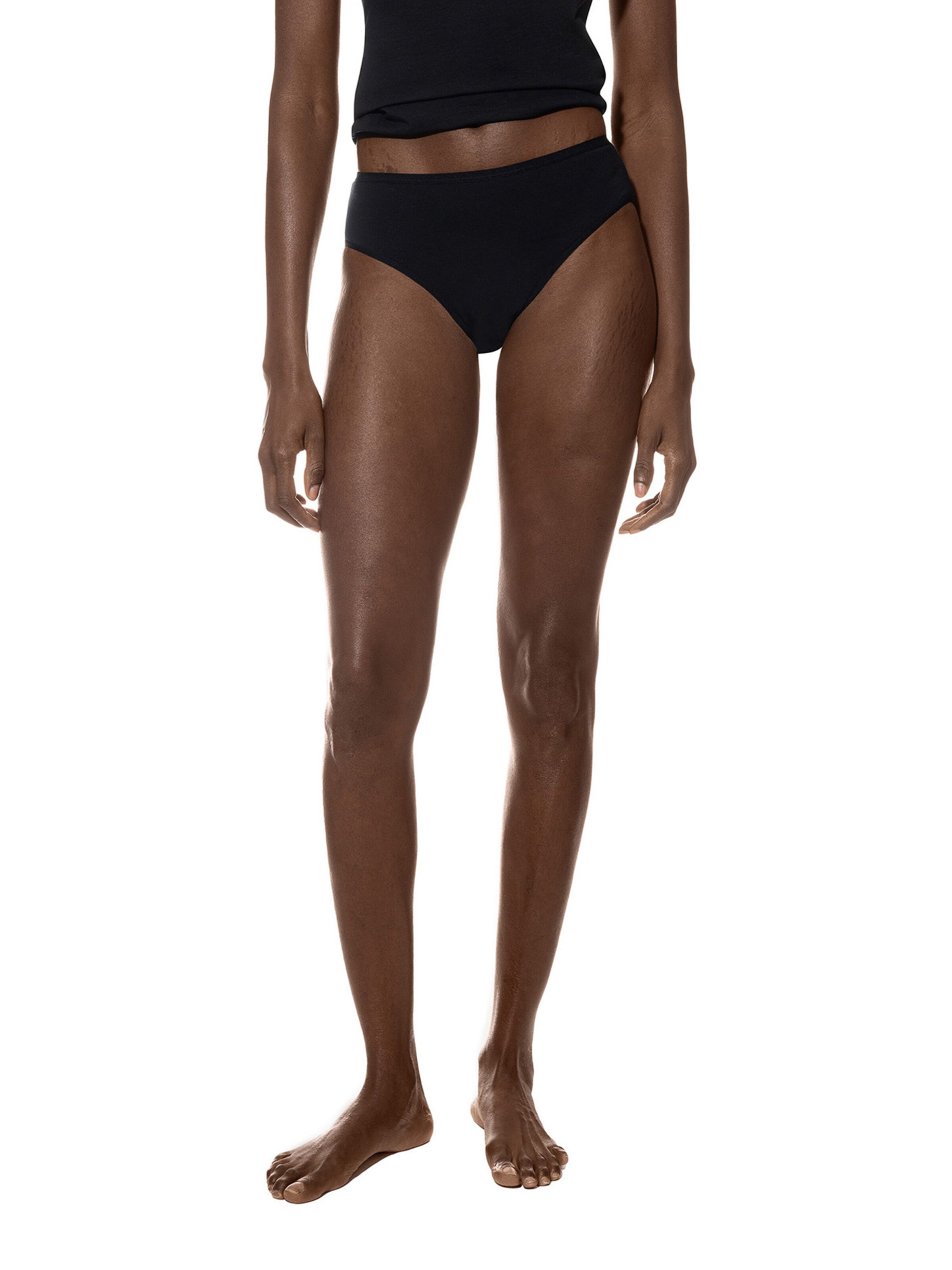Mey Panty 'Comfort Cotton' in Black: front