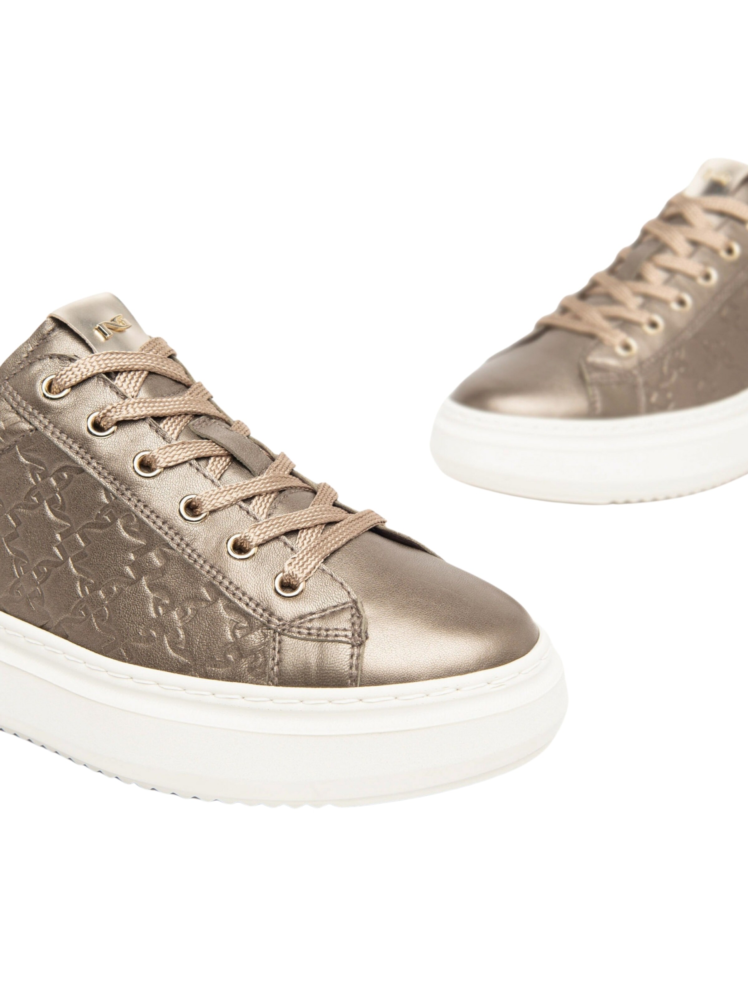 Nero Giardini Platform trainers in Bronze