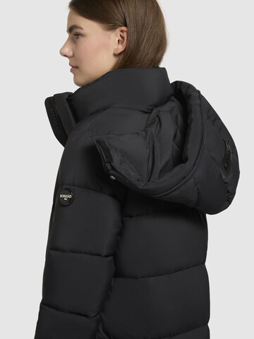 khujo Winter Coat ' DOTE MATT ' in Black