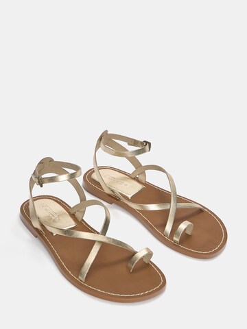 Séparateur d'orteils Pull&Bear en or