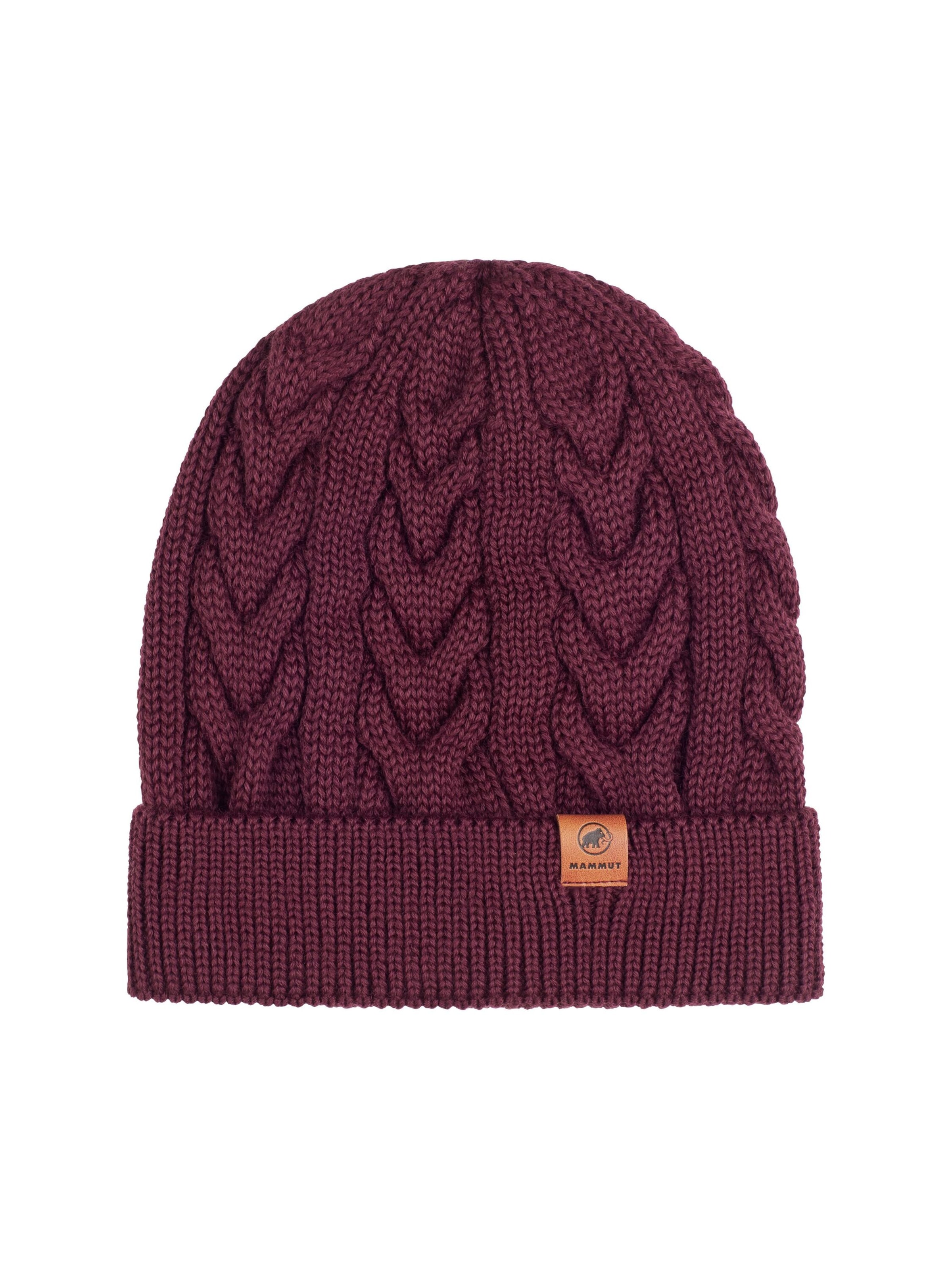 MAMMUT Sportmütze 'Valbella' in Rot: Vorderseite