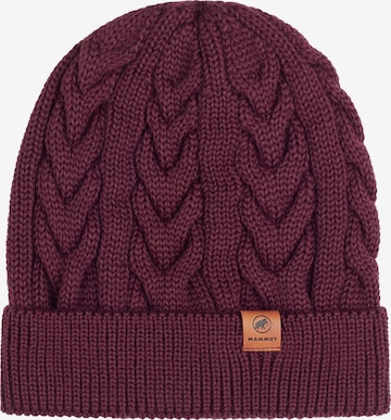 MAMMUT Sportmütze 'Valbella' in Rot: Vorderseite