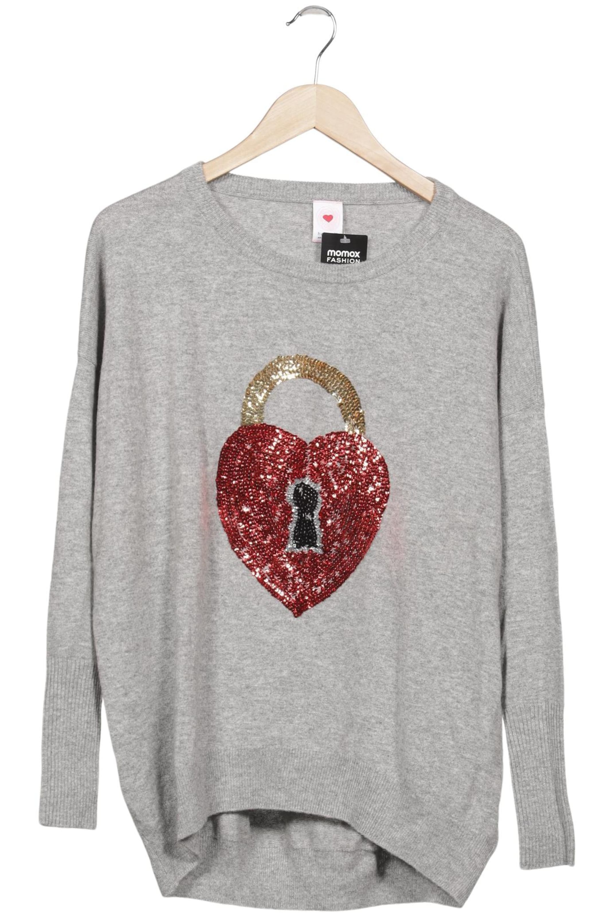 HERZENSANGELEGENHEIT Sweater & Cardigan in L in Grey: front