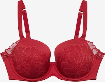 ESPRIT Push-up BH in Rot: predná strana