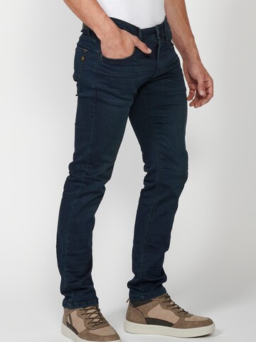 KOROSHI Slimfit Jeans in Blau: Vorderseite