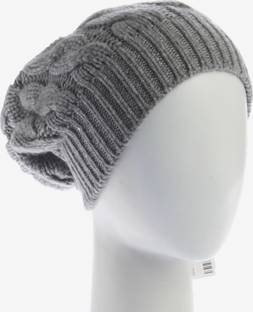 Antonia Zander Mütze XS-XL in Grau: Vorderseite