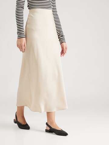 Gonna 'VIELLETTE' di VILA in beige: frontale