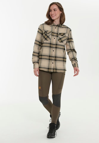 Whistler Regular fit Athletic button up shirt 'Jamba' in Beige
