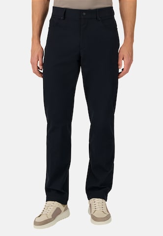 Coupe slim Jean Boggi Milano en bleu : devant