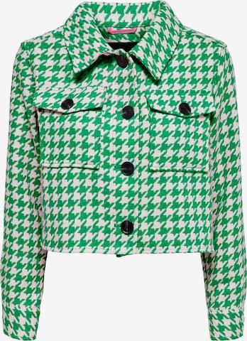 ONLY Prehodna jakna 'KIMMIE' | zelena barva: sprednja stran