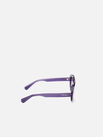 Lunettes de soleil 'Max &co MO0148 Shiny light blue 52/20/140 Women Sunglasses' MAX&Co. en violet
